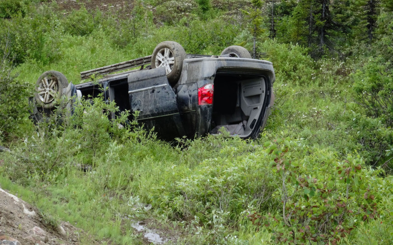 Trans Lab Highway rollover 1