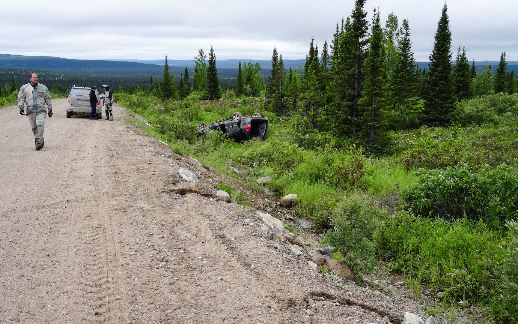Wipe Out on the Trans Labrador Highway