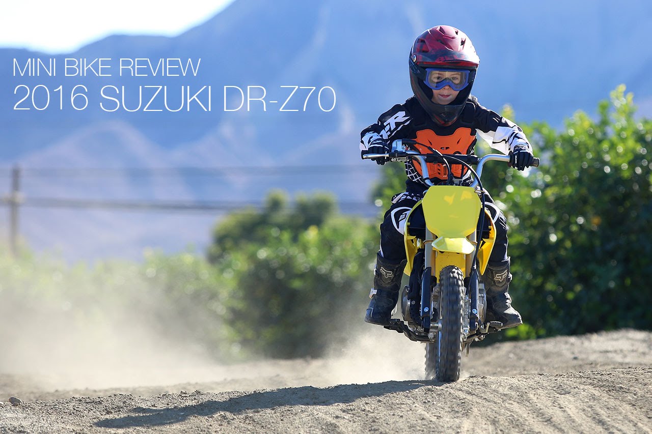 Five Year Old Rides and Reviews 2016 Suzuki DR-Z70