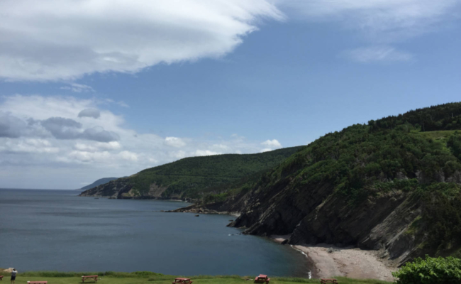 A photo of Meat Cove campground in NS