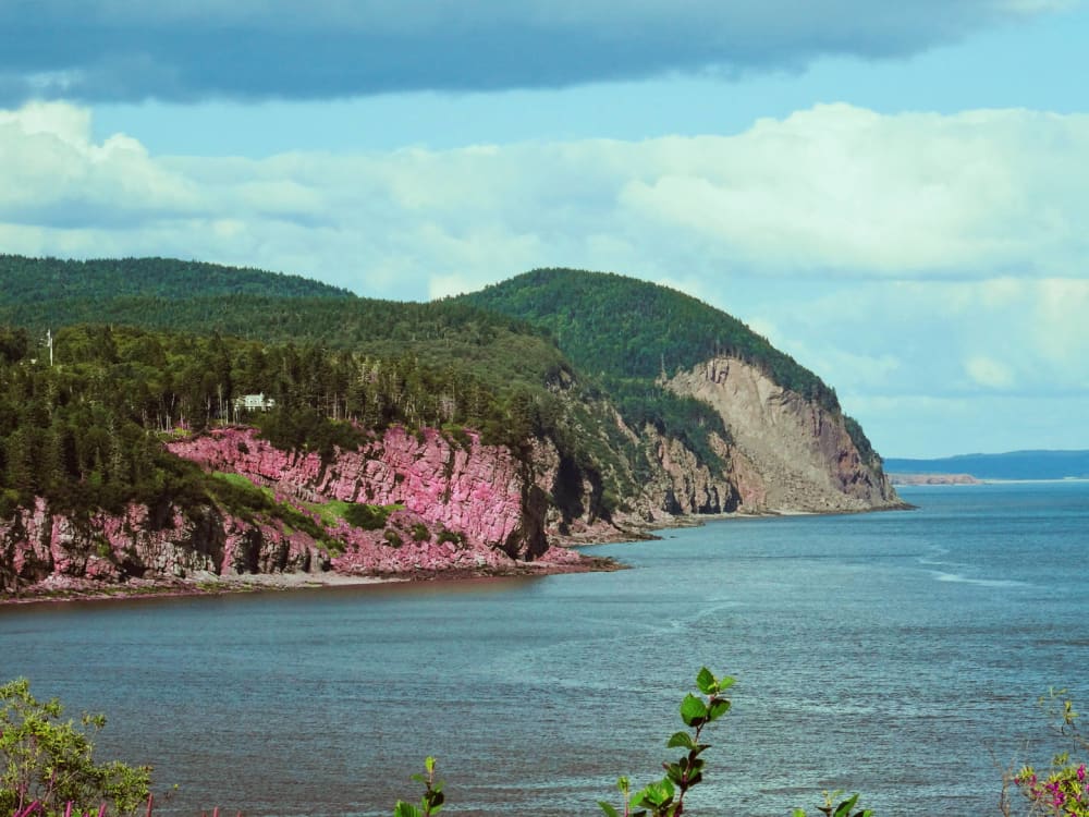 Overlooking the Bay of Fundy from Fundy National Park