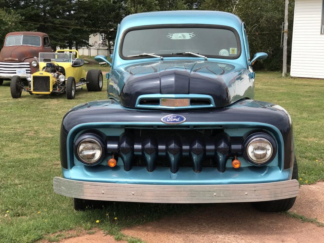 A classic Ford pick up truck near Christopher Cross PEI